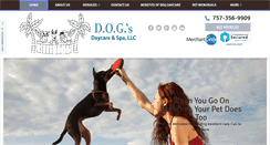 Desktop Screenshot of dogsdaycareandspa.com